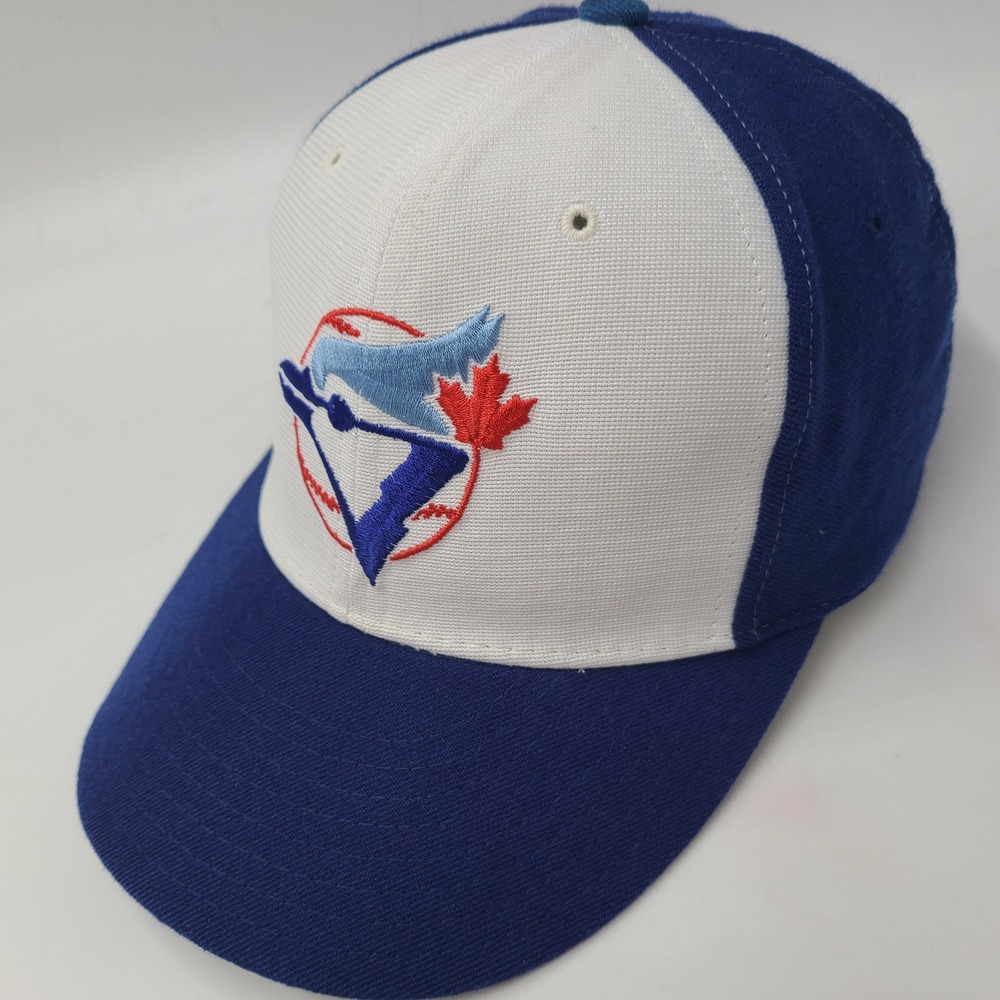 Vintage Toronto Blue Jays Hat Fitted 7 1/8 New Era 59Fifty Pro Model Blue White